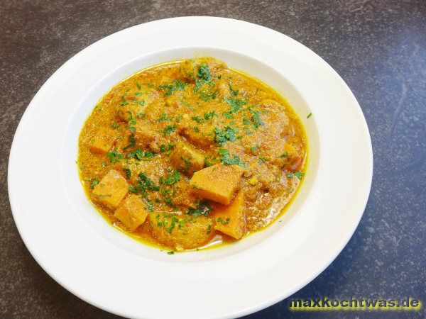 Süsskartoffel-Hähnchen-Curry