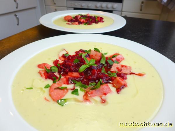 Blumenkohlcremesüppchen mit Trüffelöl