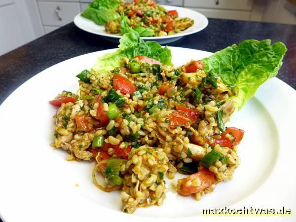 maxkochtwas - Bulgursalat mit Hähnchenbrust
