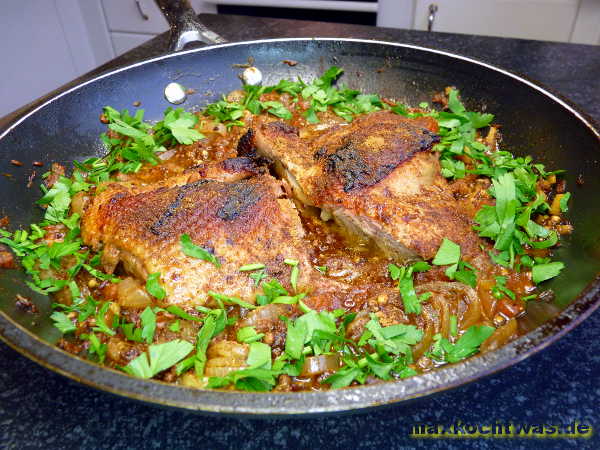 Entenfleisch mit Zimt und Knoblauch