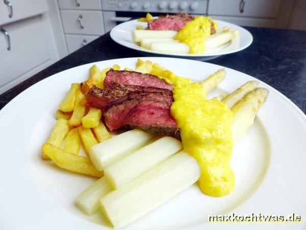 Entrecôte an Peperoncino-Orangen-Hollandaise