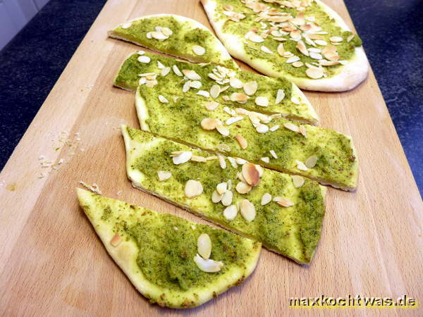 Flatbread mit Mojo verde