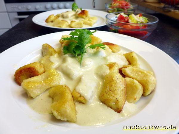 Gnocchi mit Käsesauce