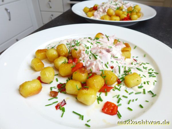 Gnocchi mit Ziegenkäsesauce