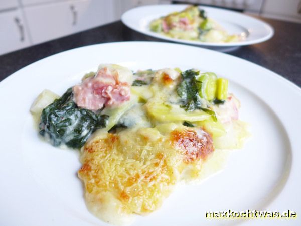 Gratin von Bärlauch