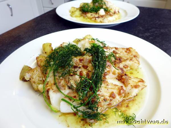 Kabeljau mit Zitrone & Dill