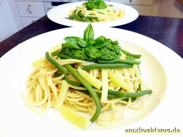 Kartoffel-Pasta mit Genueser Pesto