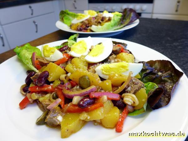 Kartoffelsalat mit Rinderbraten