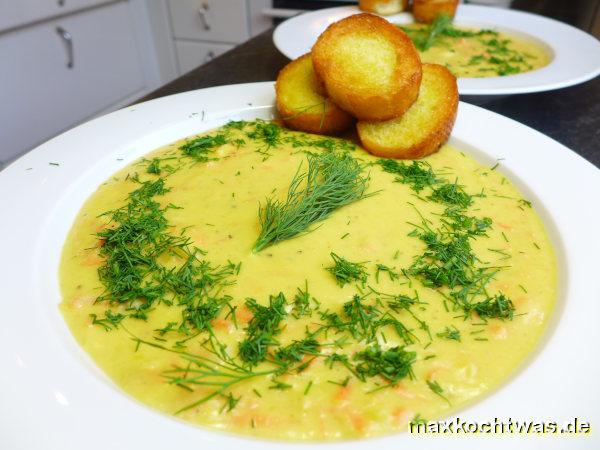 maxkochtwas - Linsensuppe mit Garnelen