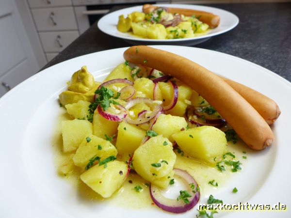 Kartoffelsalat mit Orangenvinaigrette