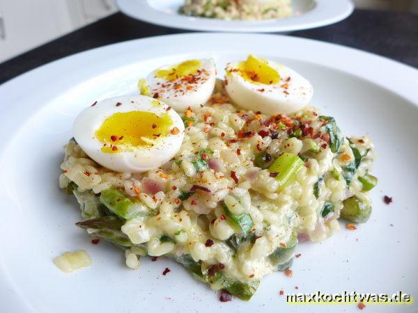 Risotto mit Spargel und Bärlauch