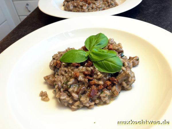 Risotto di anatra, rosmarino e grappa