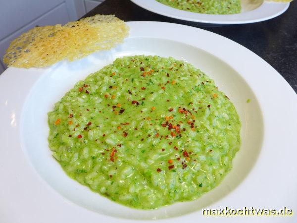 Grünes Risotto