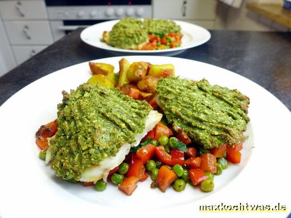 Rotbarschfilet mit Kräuterkruste