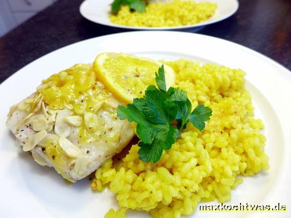 Seelachsfilet in Orangenbutter