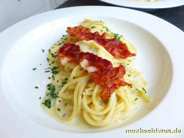 Spaghetti mit Gorgonzola