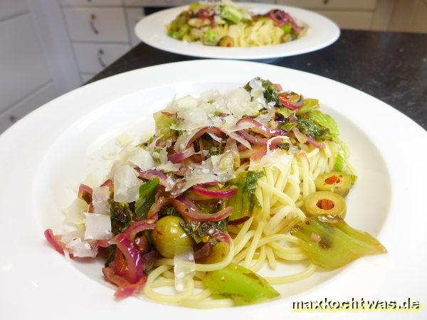 Spaghetti mit Radicchio II