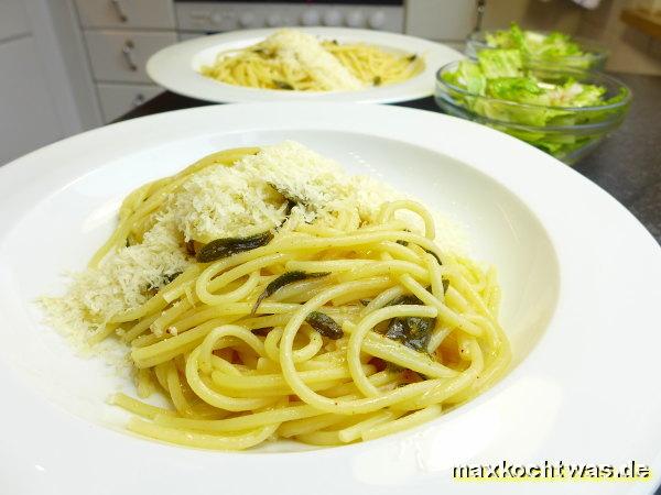 Spaghetti mit Salbeibutter II