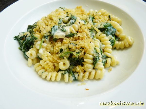 Spinat-Fusilli